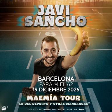 Javi Sancho en Barcelona: Sala Paral·lel 62, diciembre 2026