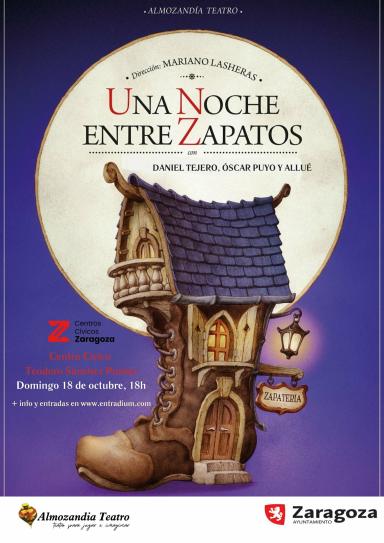 Una noche entre zapatos en Zaragoza: Almozandia Teatro