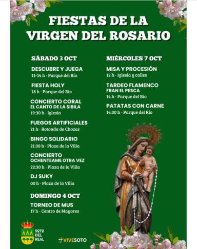 Fiestas de la Virgen del Rosario en Soto del Real 2026
