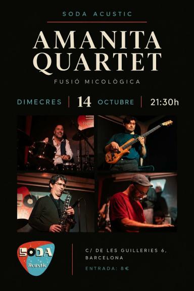 Amanita Quartet en vivo en Soda Acústic, Barcelona