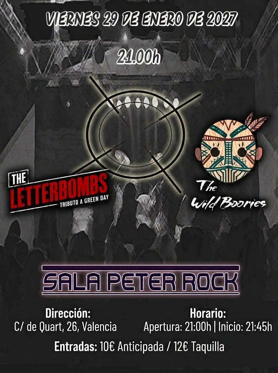 Concierto de The Letterbombs y Boories en Valencia