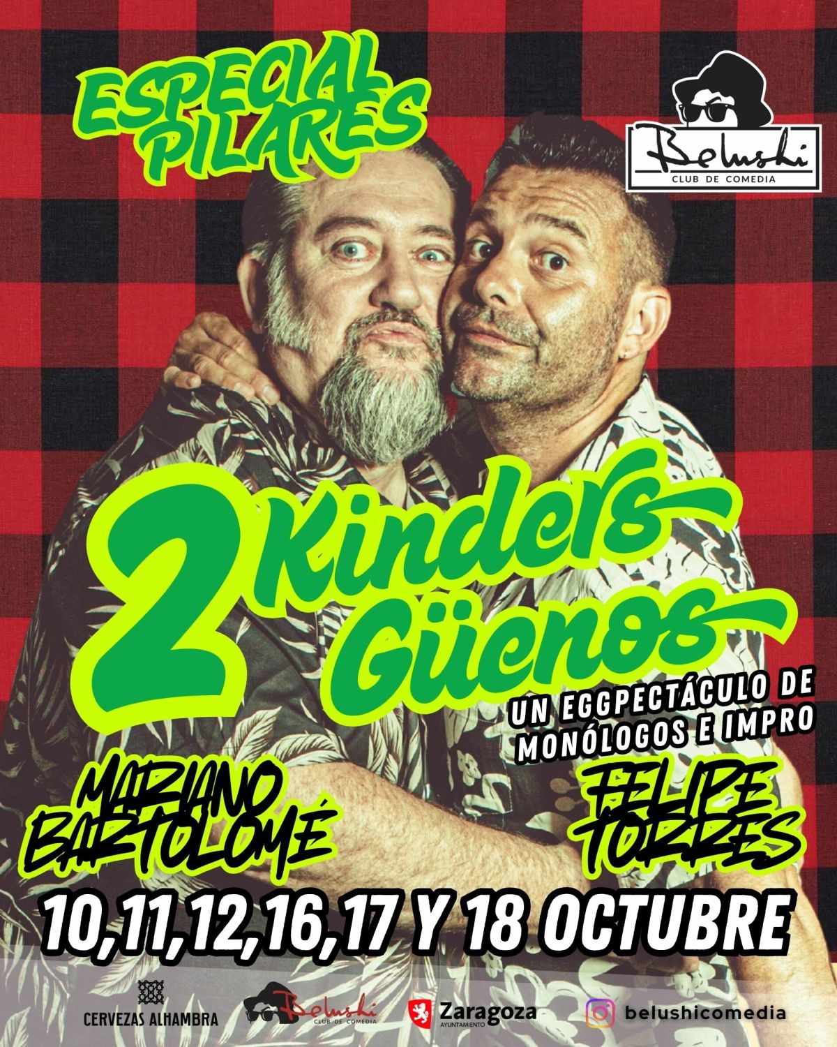 2 Kinder Guenos en Zaragoza: Especial en el Belushi Club