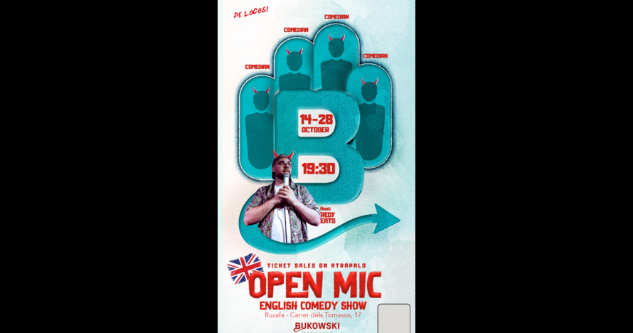 English Comedy Open Mic en Zaragoza - DELOCOS