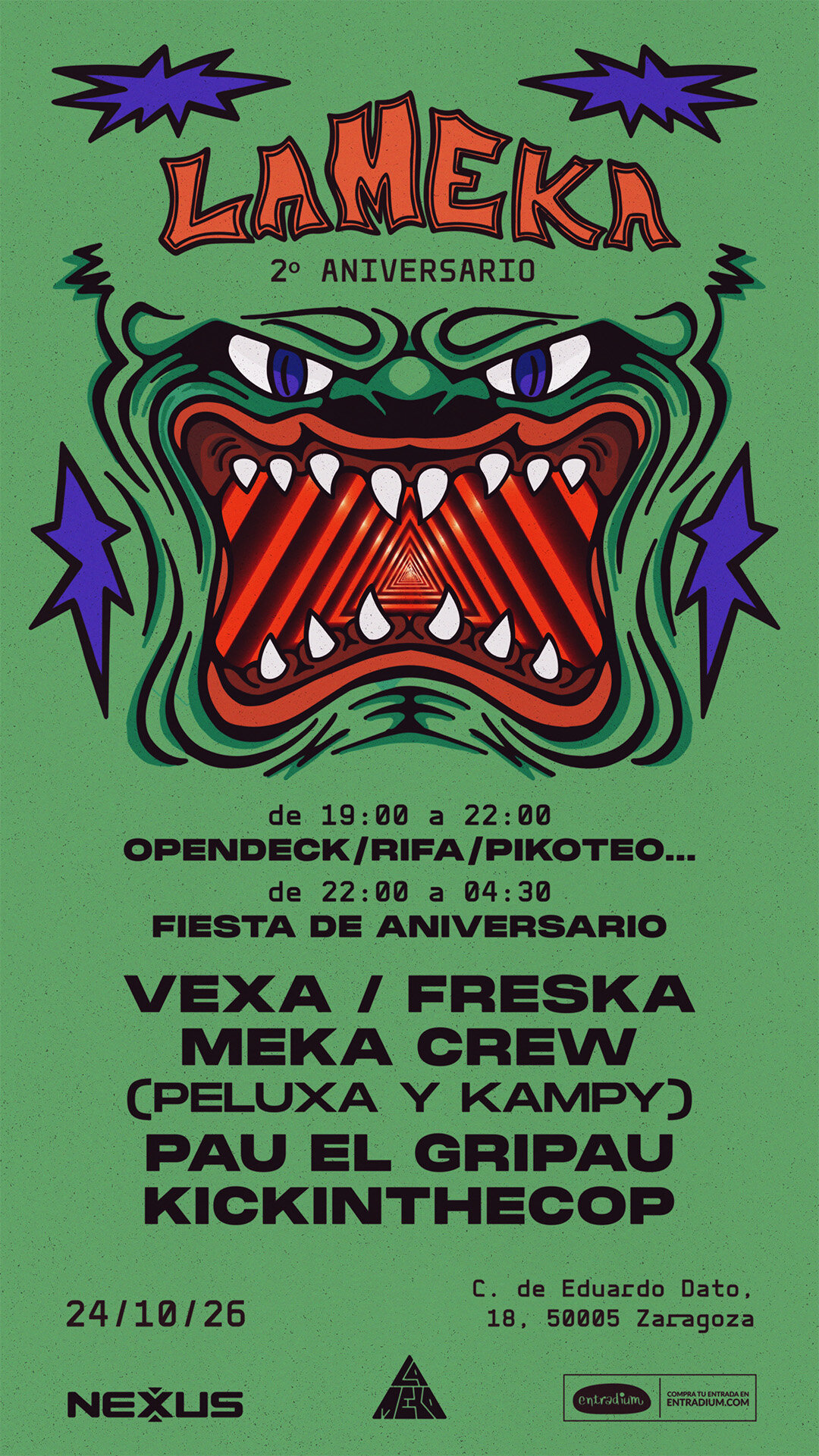 La Meka Kollective celebra 2 años en Zaragoza