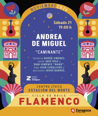 Andrea de Miguel Caminante en Zaragoza, 2026