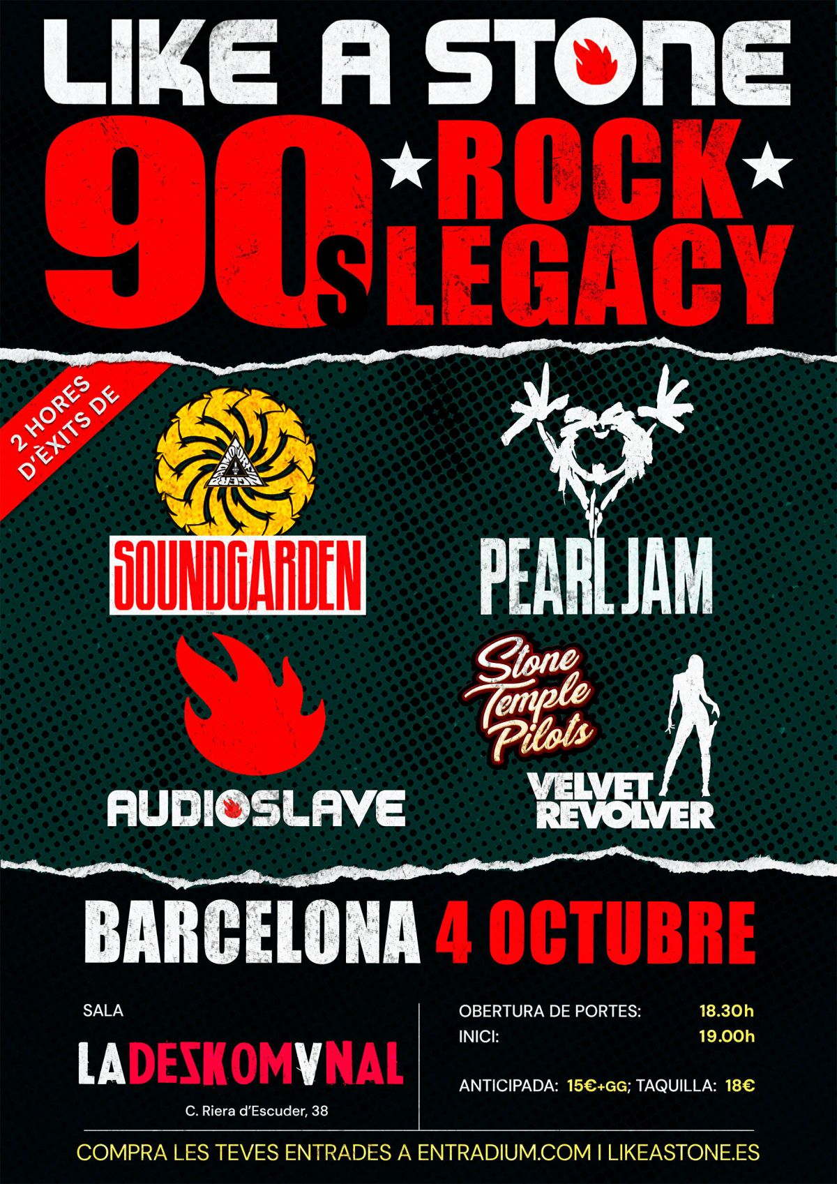 Concierto Tributo Like a Stone en Sala Zeta Zaragoza