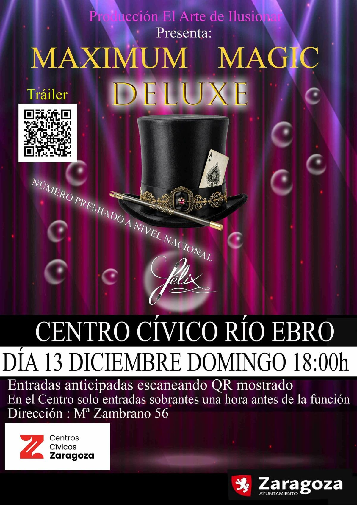 Disfruta Maximum Magic Deluxe en Zaragoza este diciembre