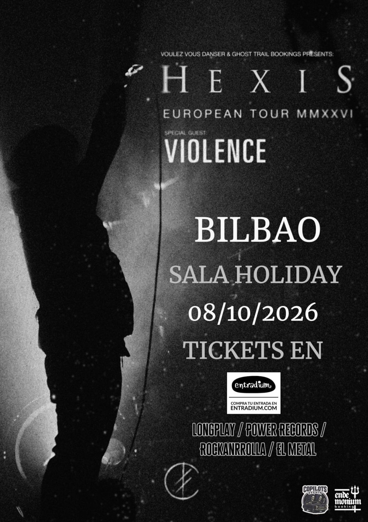 Concierto de HEXIS + violence en Bilbao, 8 de octubre