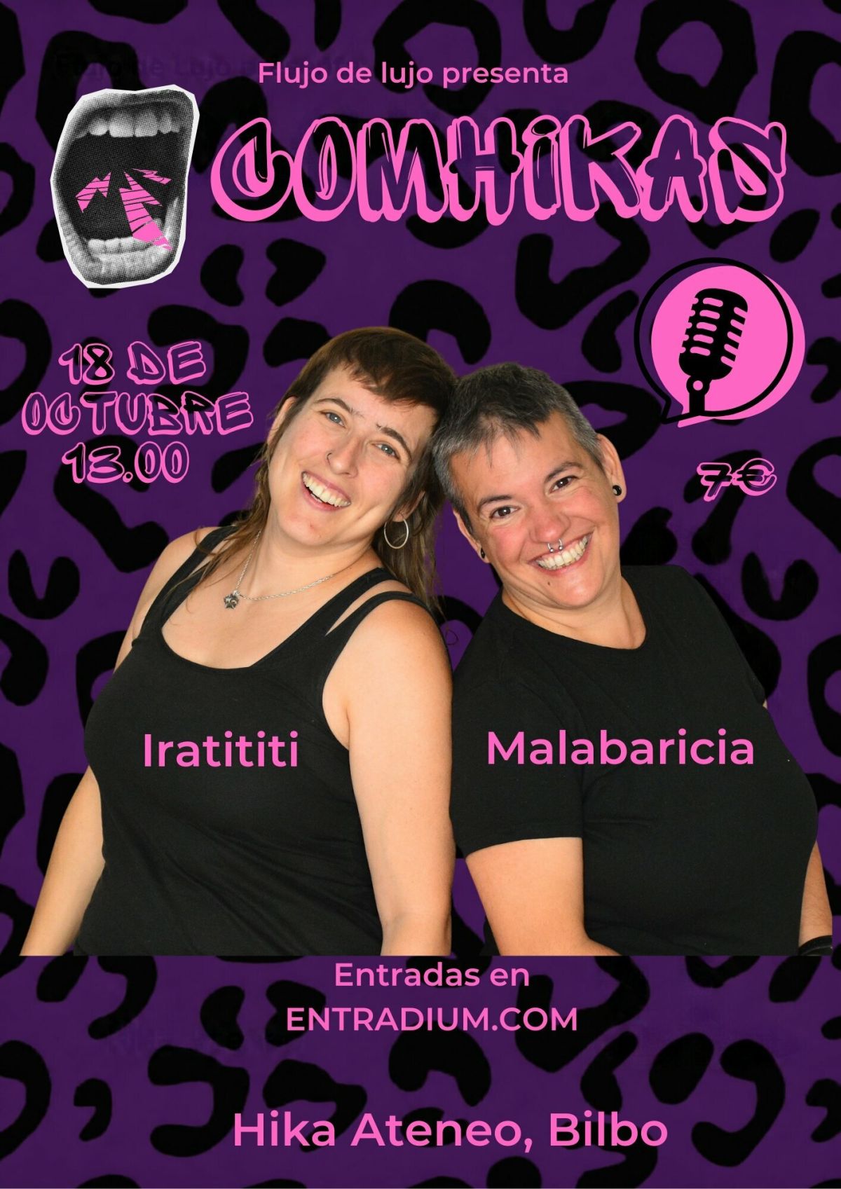 Comhikas en Bilbao: Teatro en Hika Ateneo, 18 Oct 2026