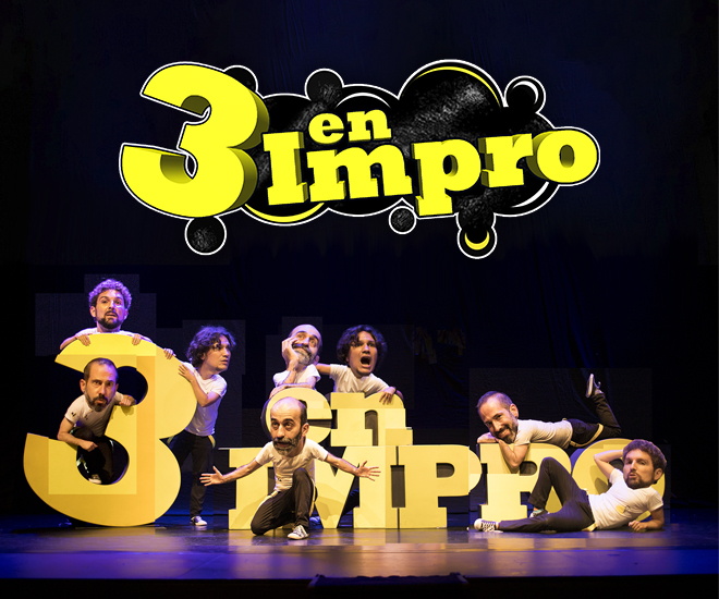 Disfruta de '3 en Impro' en Bilbao este octubre
