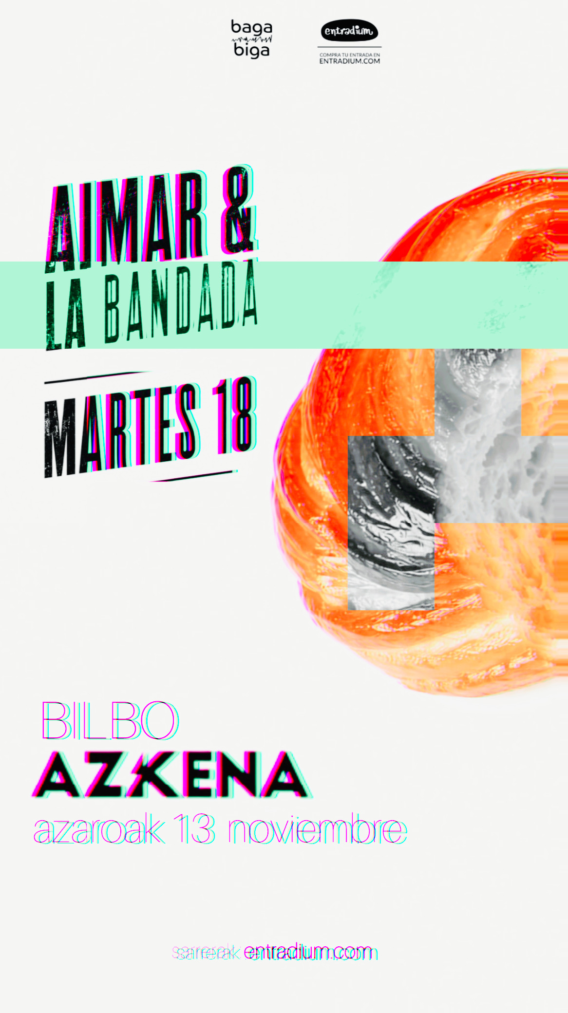 Concierto de Aimar + Martes 18 en la Sala Azkena, Bilbao