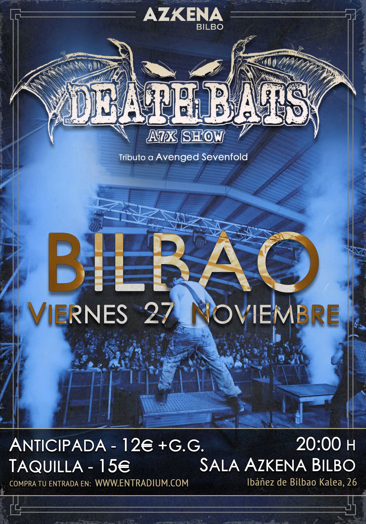 Tributo a Avenged Sevenfold: Deathbats en Sala Azkena