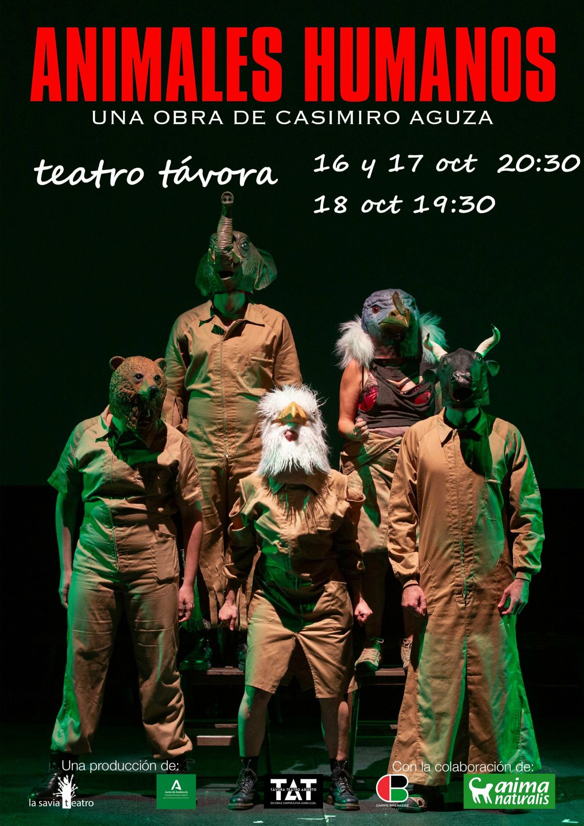 Animales Humanos en Sevilla - Teatro Salvador Távora