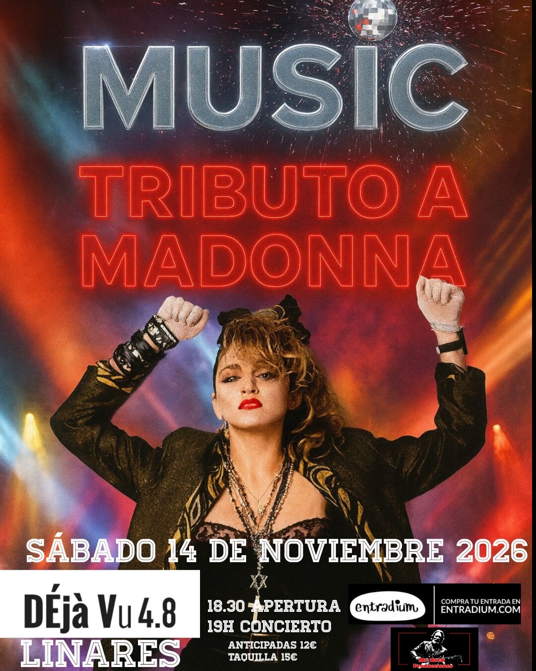 Tributo a Madonna en Long Rock Sevilla el 22 de octubre