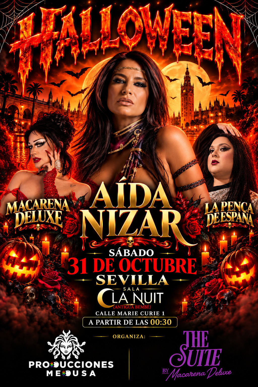 Fiesta de Halloween en Nuit Sevilla el 31 de octubre