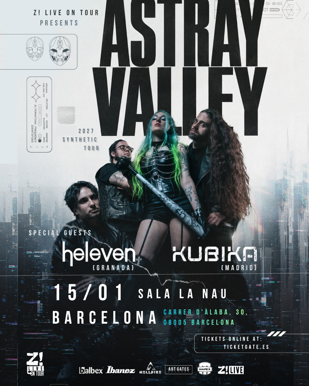 Concierto de Astray Valley en la Sala Holländer, Sevilla