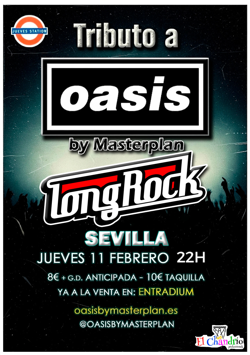 Concierto tributo a Oasis por Masterplan en Sevilla