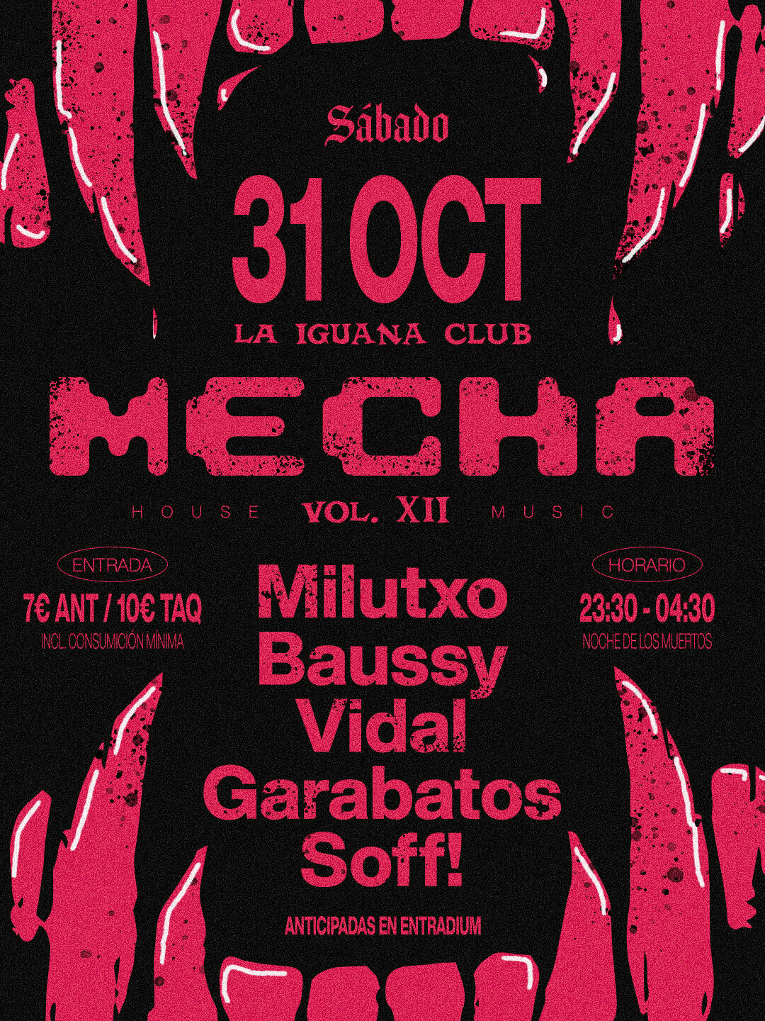 Mecha Vol. XII en Vigo: 31 de octubre en Sala La Fábrica