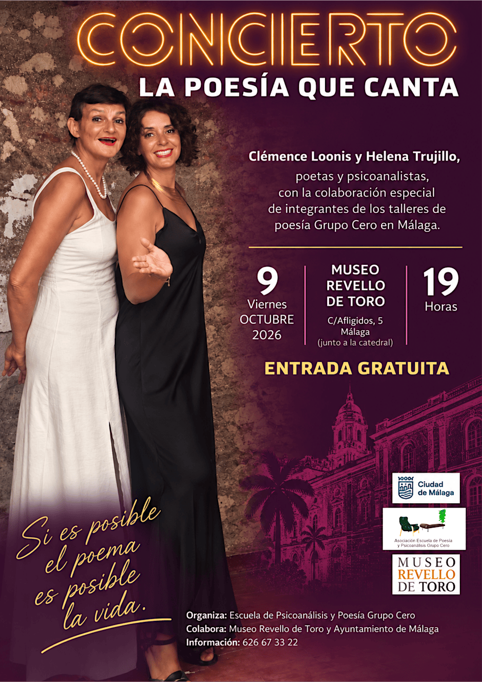 CONCIERTO: LA POESÍA QUE CANTA
