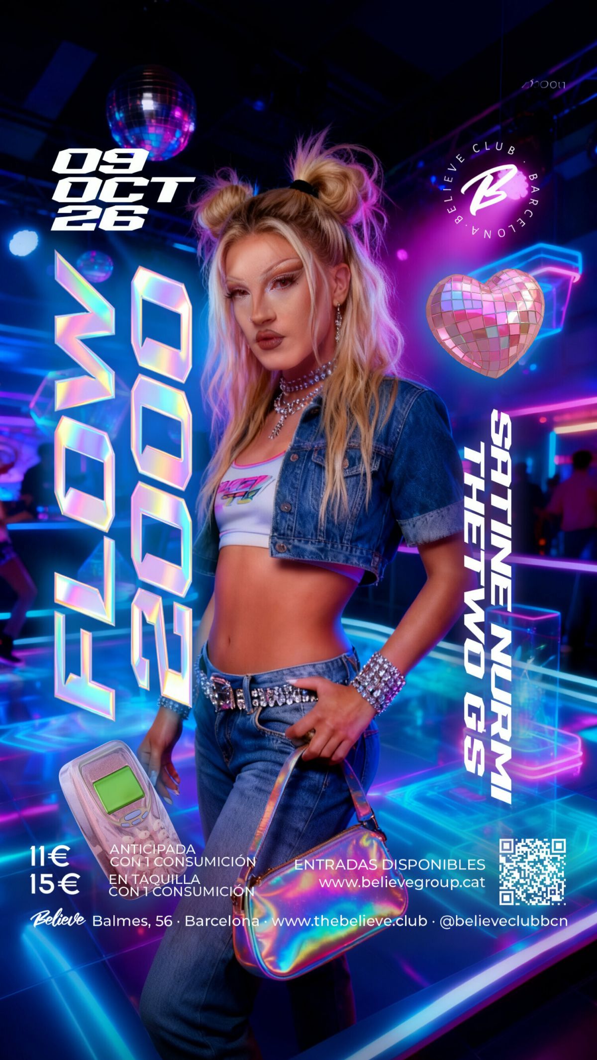 Flow 2000 en Believe Club Barcelona el 9 de octubre