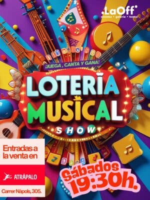 Lotería Musical en Barcelona: 10 y 17 de octubre 2026