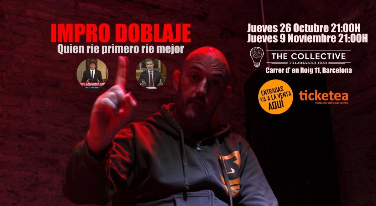 Impro Doblaje con Elías Puente en Barcelona