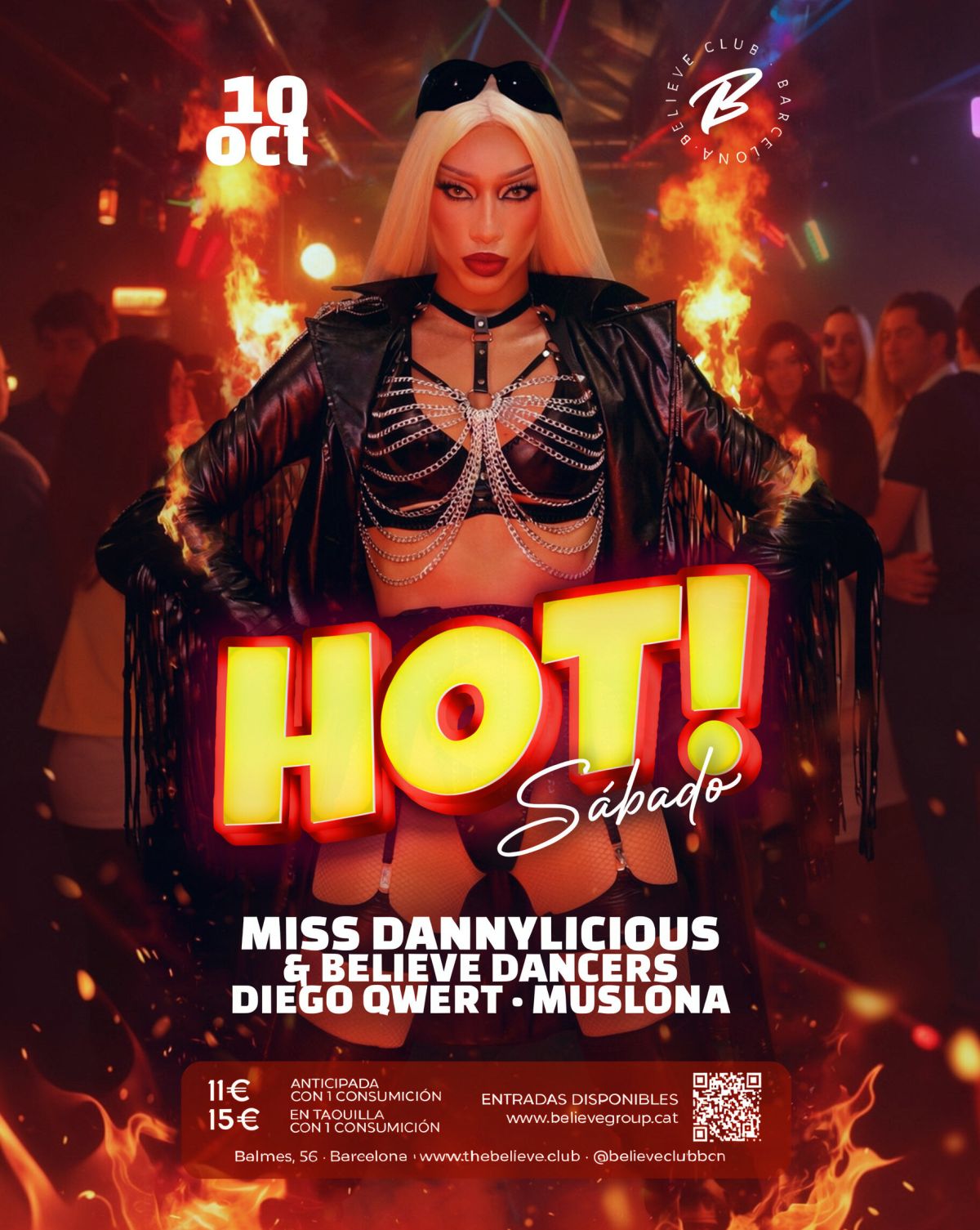 HOT Saturdays en Believe Club, Barcelona