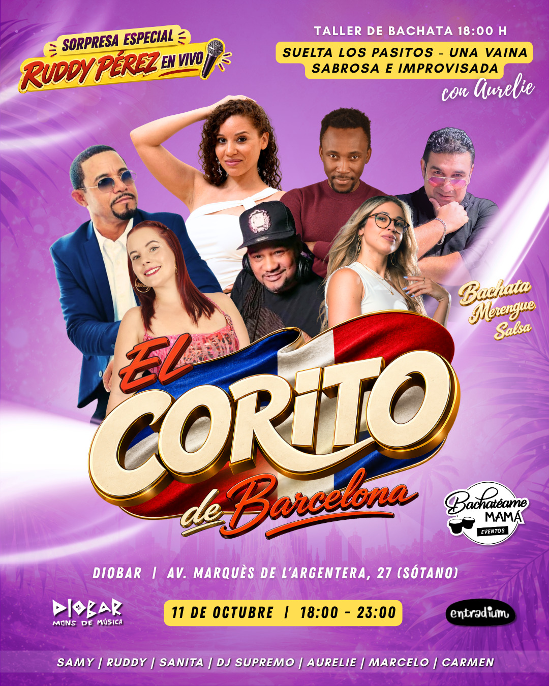 El Corito en Barcelona: Taller con Aurelie y Ruddy Pérez