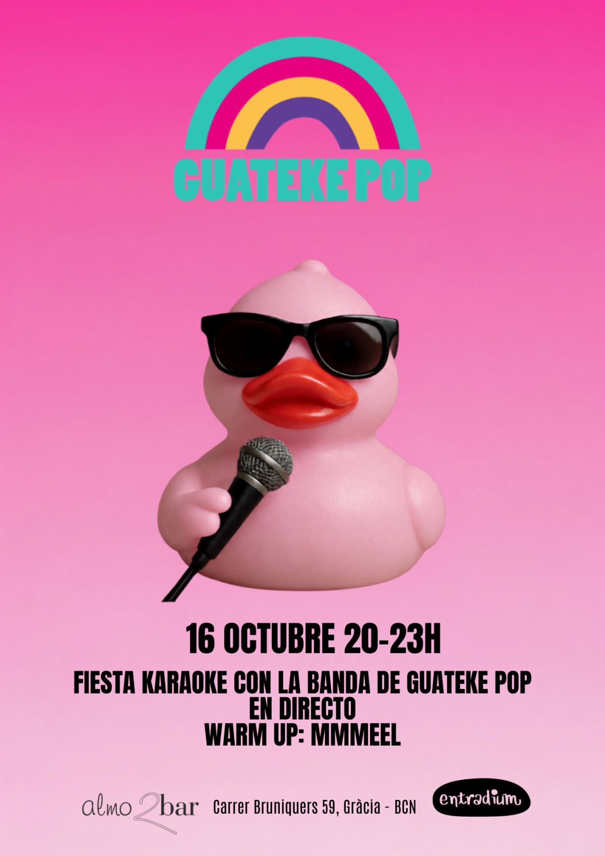 Guateke Pop: Fiesta Musical en Amo2bar, Barcelona
