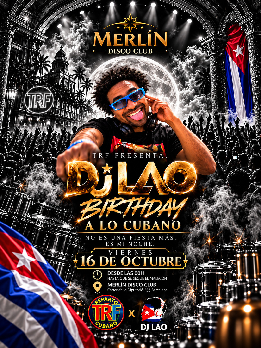 Fiesta de Cumpleaños de DJ Lao en Barcelona