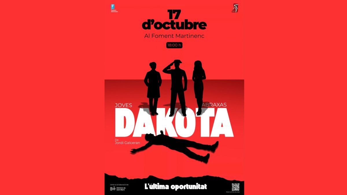 Obra "DAKOTA" de Jordi Galceran en Barcelona