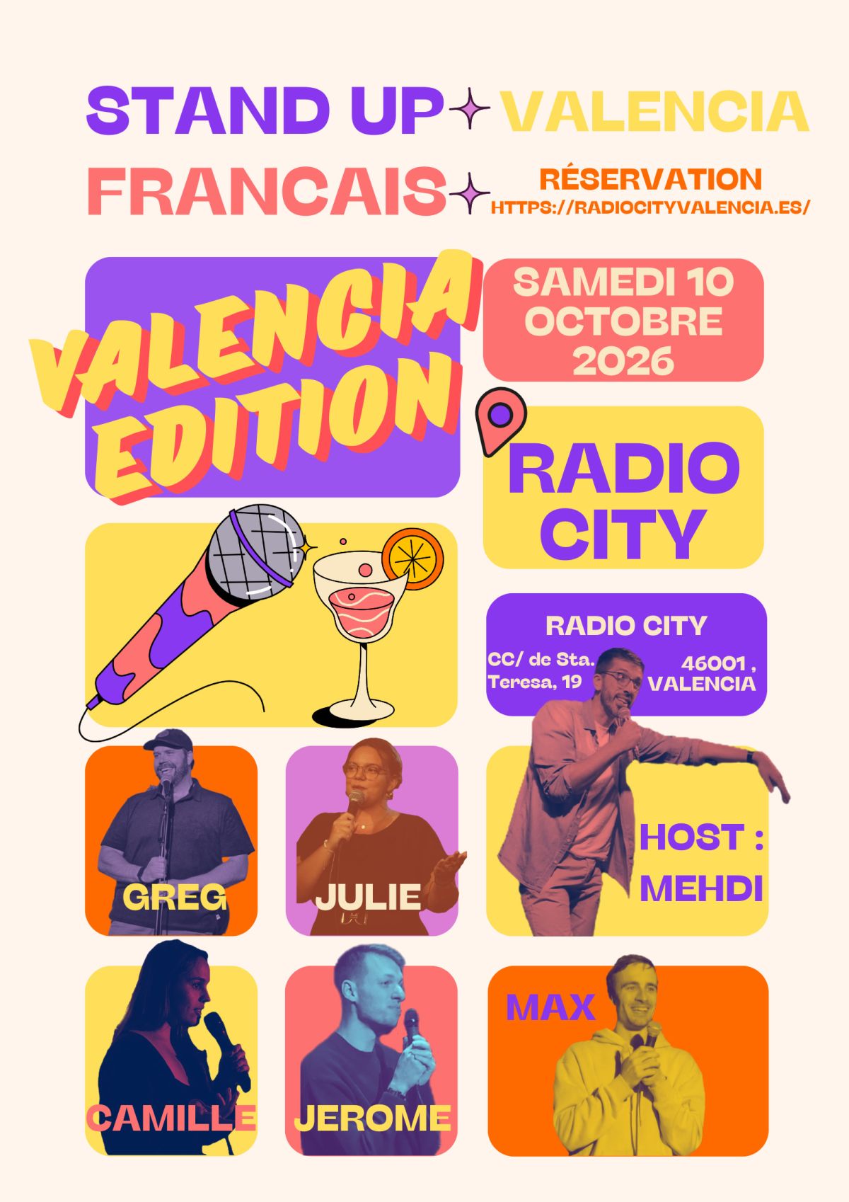 Mad in France: Stand Up Comedy en Valencia