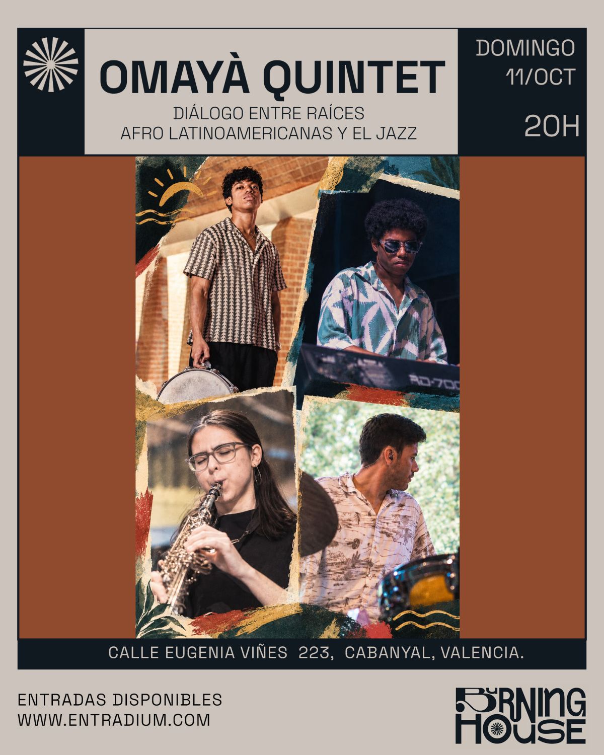 Omayà Quintet en concierto | Valencia, 11 de octubre 2026