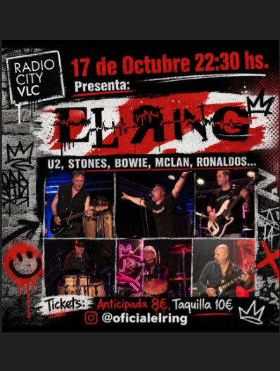 El Ring en Radio City Valencia - 17 de octubre 2026