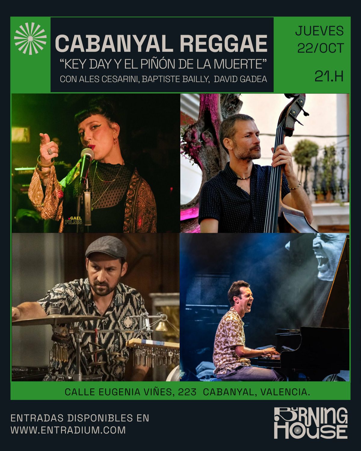 Cabanyal Reggae con Key Day en Valencia