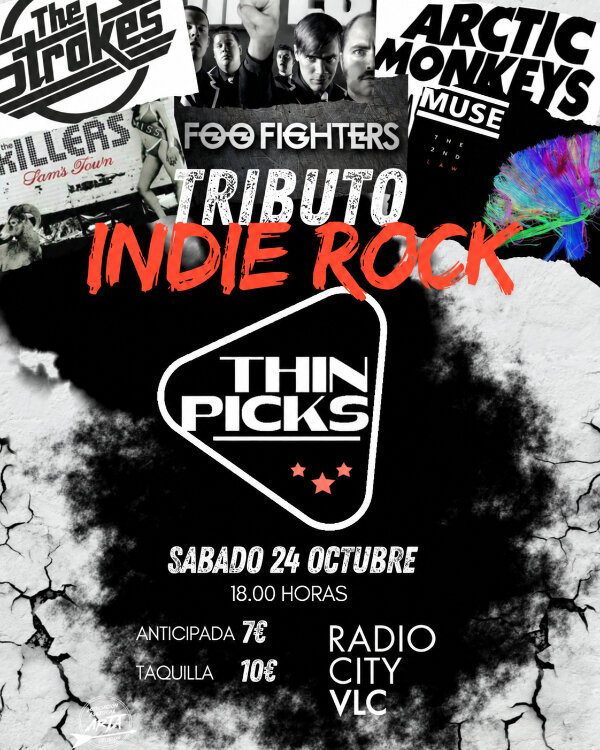 Thin Picks en Radio City Valencia: Concierto 2026