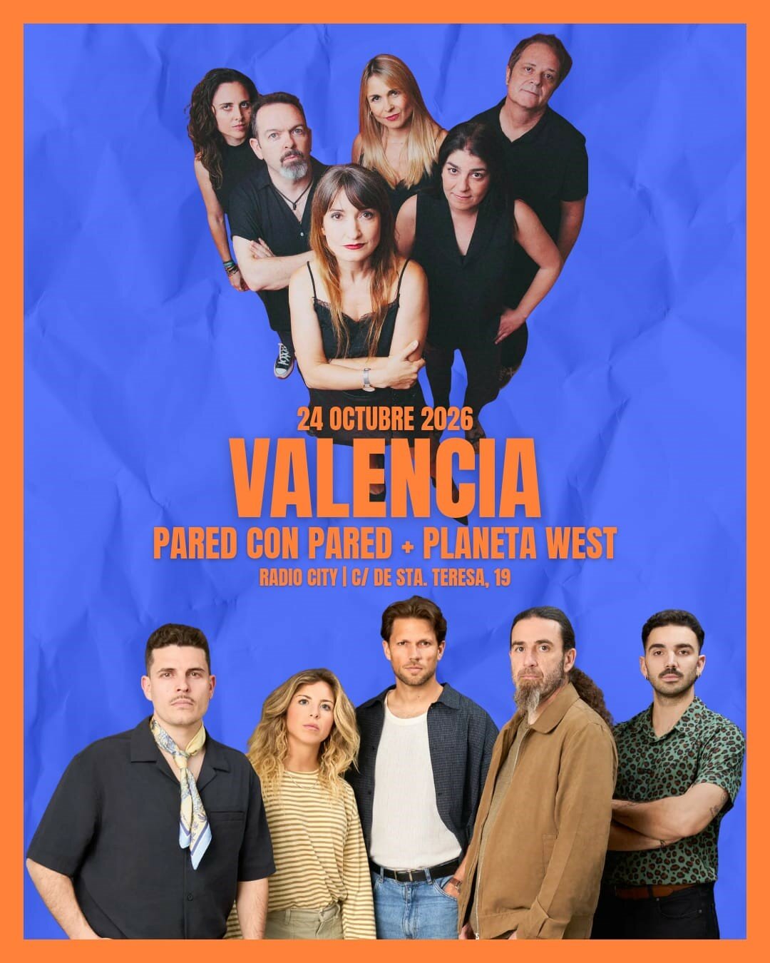 Pared con Pared + Planeta West en Valencia, Octubre 2026