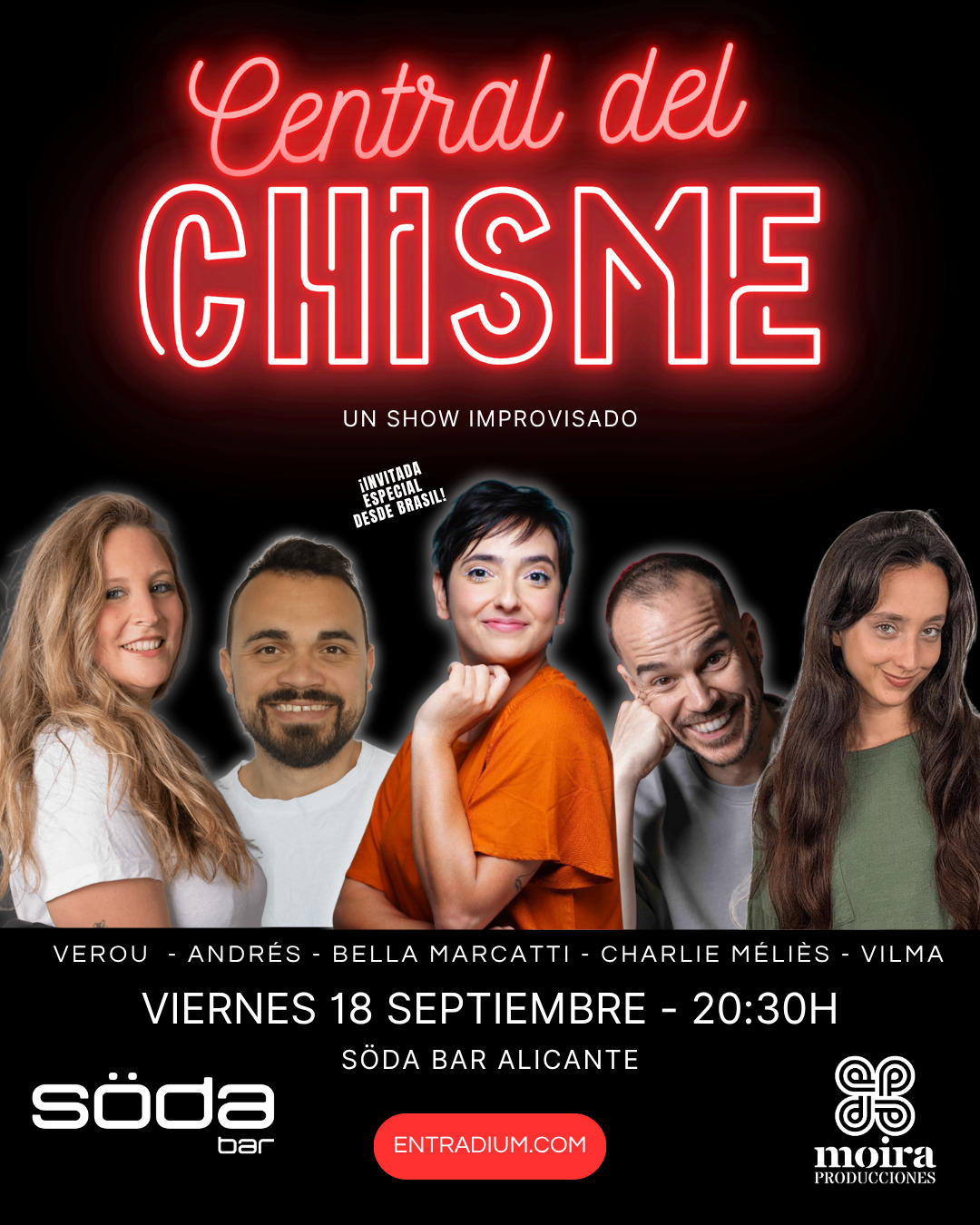 Central del Chisme en Sala La Llimera, Valencia