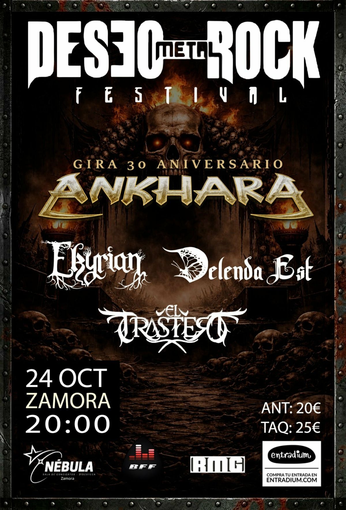 Concierto de Ankhara en Valencia con Wurdalak y más