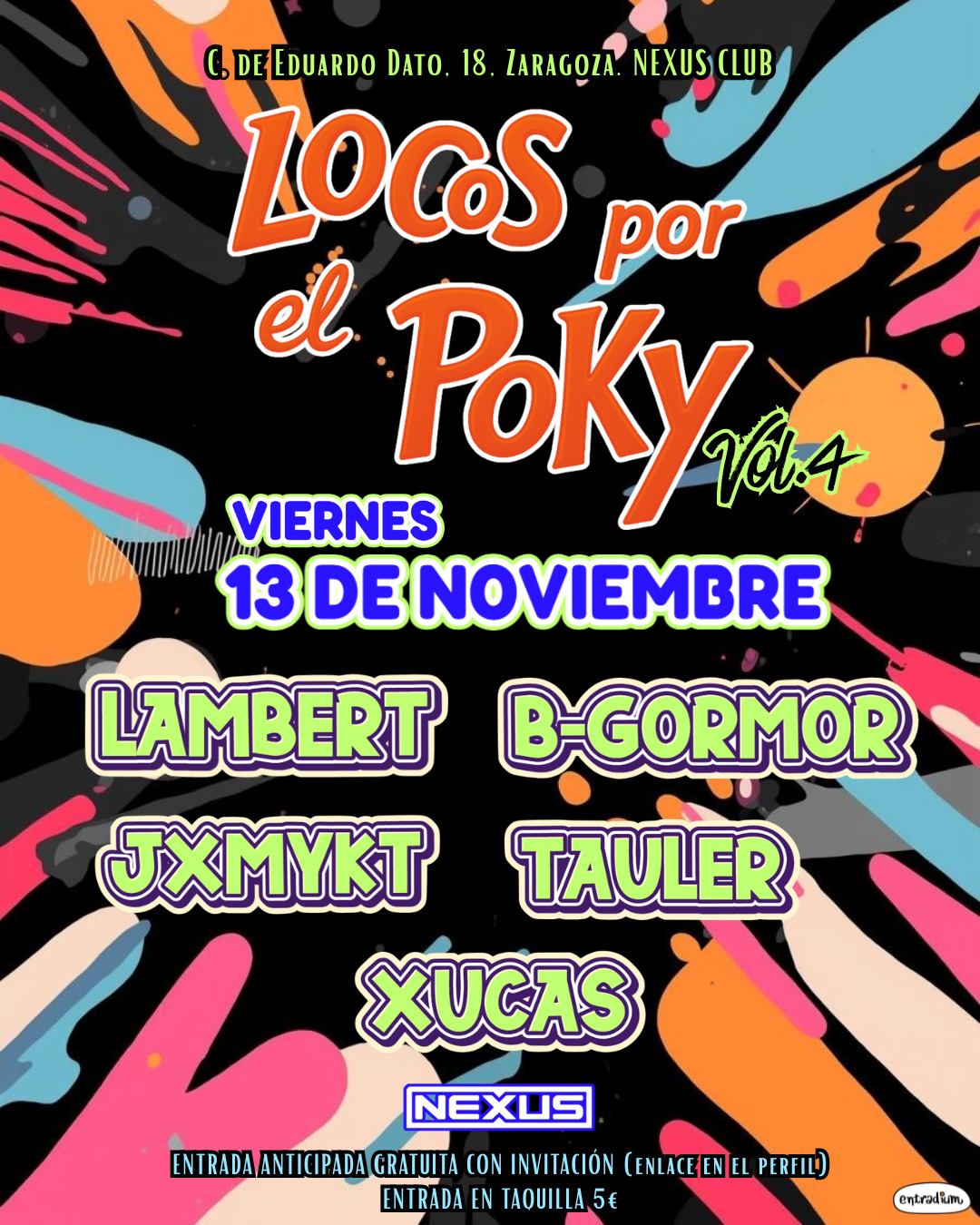Locos por el Poky Vol. 4 en Zaragoza - 13 Nov 2026