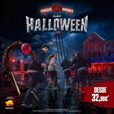 Halloween mágico en Parque Warner Madrid 2026