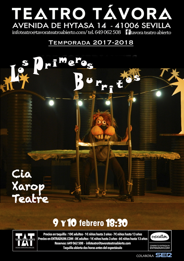 Teatro familiar: 'Los primeros burritos' en Valencia