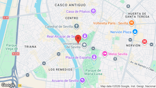 Mapa de Hotel Alfonso XIII, a Luxury Collection Hotel, Seville