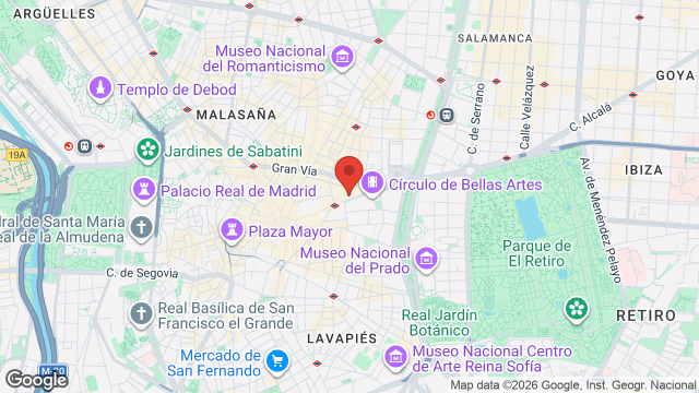 Mapa de Sala Alcalá 31