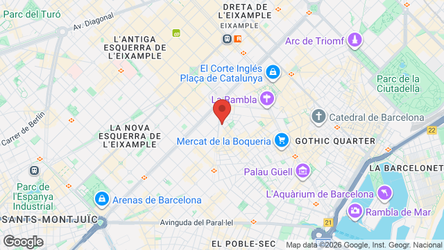 Mapa de Teatre Goya