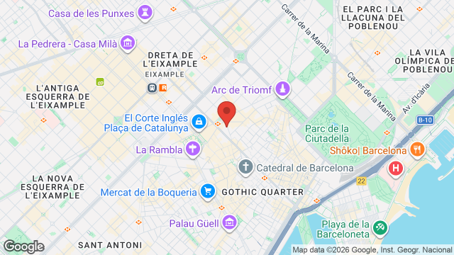 Mapa de Sala Ars Teatre