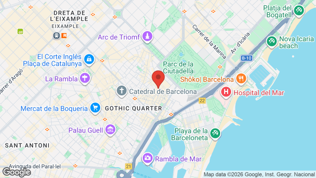 Mapa de La Perla del Born