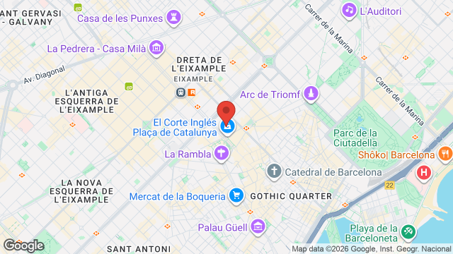 Mapa de Teatre Tívoli
