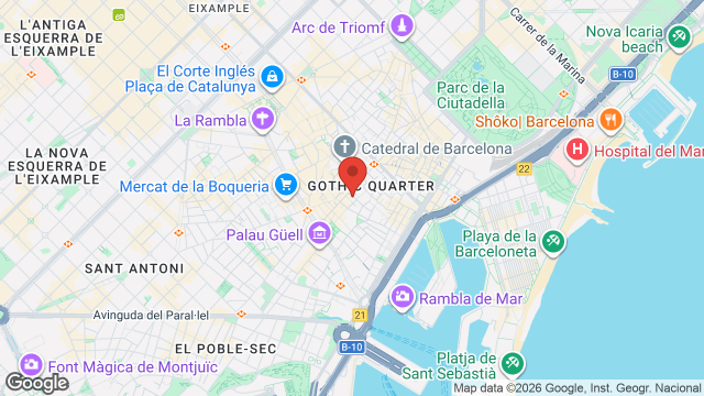 Mapa de Tablao Flamenco El Paraigua