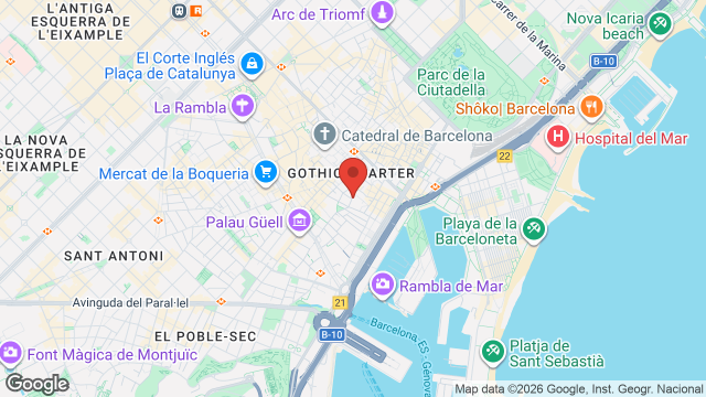 Mapa de Harlem Jazz Club